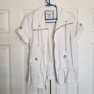 Sonoma | white cargo vest | size M